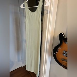 Zara contour collection mint body-con midi dress